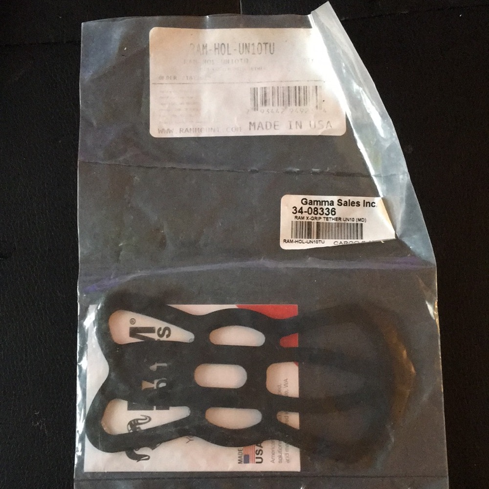 NEW SEALED : RAM MOUNT Tether For Un10 X-Grip Holders